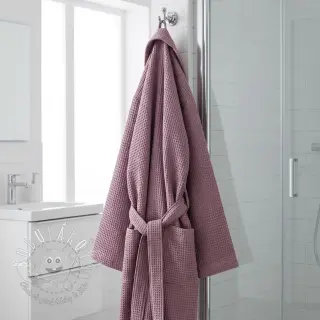 Bavlna s vaflovou väzbou old purple