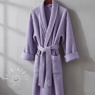 Bavlna s vaflovou väzbou bright lilac