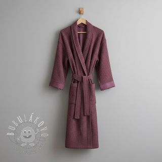 Bavlna s vaflovou väzbou purple