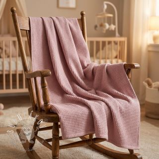 Bavlna s vaflovou väzbou lilac