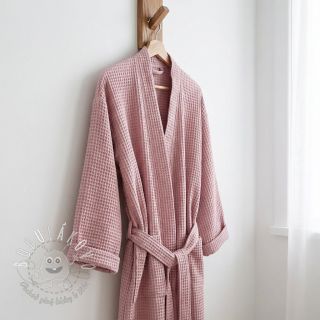 Bavlna s vaflovou väzbou lilac