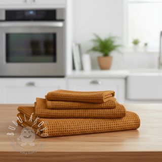 Bavlna s vaflovou väzbou rust