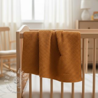 Bavlna s vaflovou väzbou rust