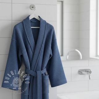 Bavlna s vaflovou väzbou jeans