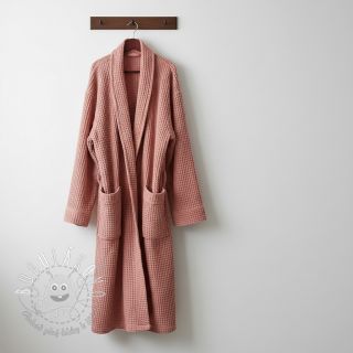 Bavlna s vaflovou väzbou blush
