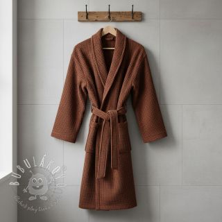 Bavlna s vaflovou väzbou brique