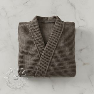 Bavlna s vaflovou väzbou anthracite