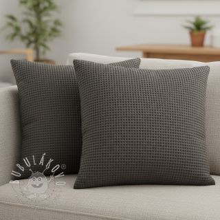 Bavlna s vaflovou väzbou anthracite