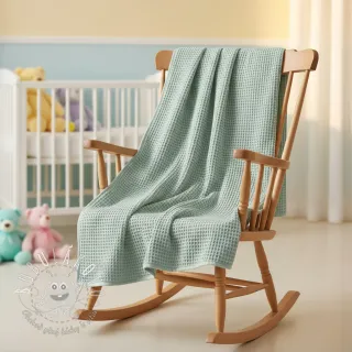 Bavlna s vaflovou väzbou green