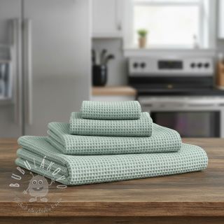 Bavlna s vaflovou väzbou green