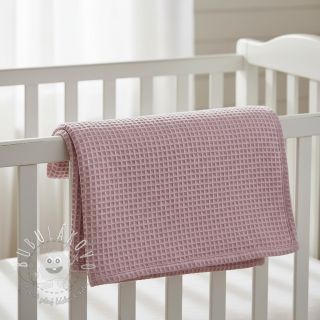 Bavlna s vaflovou väzbou old rose