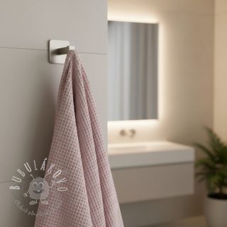 Bavlna s vaflovou väzbou old rose