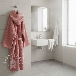 Bavlna s vaflovou väzbou rose