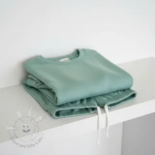 Teplákovina PREMIUM dark mint