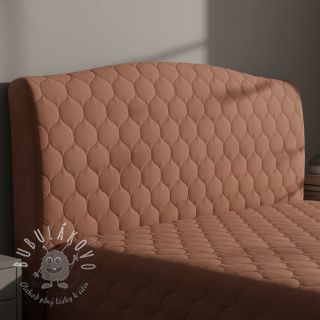 Prešívaná látka Round old rose