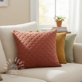 Dvojitá gázovina/mušelín QUILT rouge