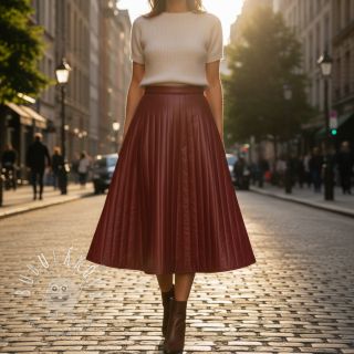 Prešívaná látka Classic terracotta