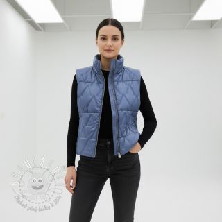 Prešívaná látka Triangle jeans