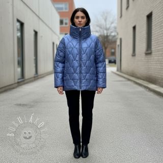 Prešívaná látka Triangle jeans