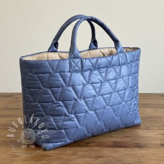 Prešívaná látka Triangle jeans