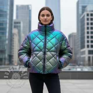 Prešívaná látka FOIL Rainbow multi