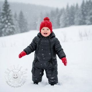 Prešívaná látka Classic black