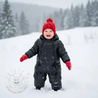 Prešívaná látka Classic black