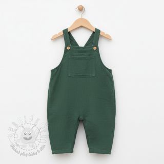 Ľan predpraný STONEWASHED PREMIUM bottle green