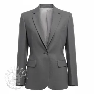 Ľan predpraný STONEWASHED PREMIUM dark grey