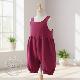 Ľan predpraný STONEWASHED PREMIUM bordeaux