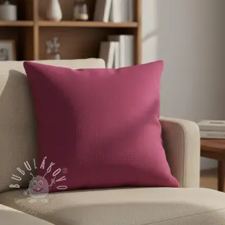 Ľan predpraný STONEWASHED PREMIUM bordeaux