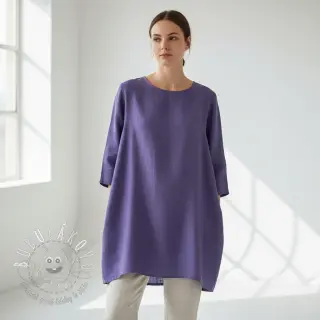 Ľan predpraný 170 g purple lavender