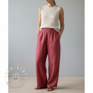 Ľan predpraný 170 g rose pink