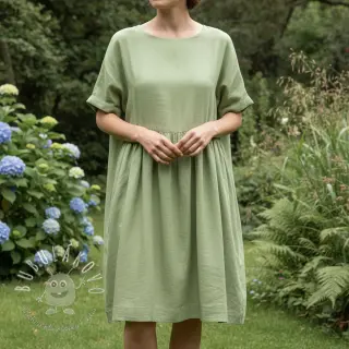 Ľan predpraný 170 g light green