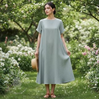 Ľan predpraný 170 g sage grey