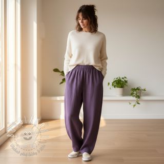 Ľan predpraný 170 g aubergine