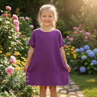 Ľan predpraný orchid purple