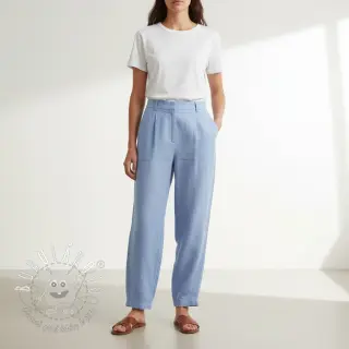 Ľan predpraný lavender blue