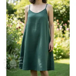 Ľan predpraný 170 g forest green