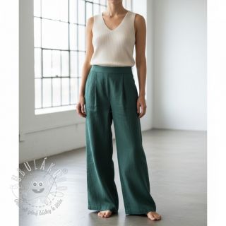 Ľan predpraný 170 g forest green