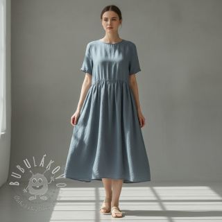 Ľan predpraný 170 g ocean green