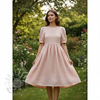 Ľan predpraný 170 g light rose