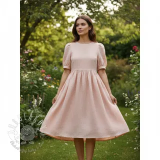 Ľan predpraný 170 g light rose