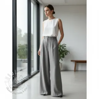 Ľan predpraný 170 g grey