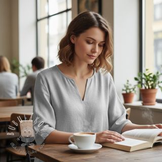 Ľan predpraný pale grey