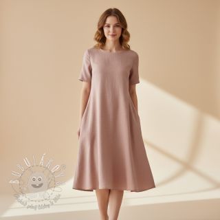 Ľan predpraný light salmon