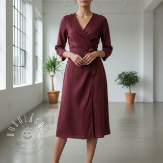 Ľan predpraný bordeaux