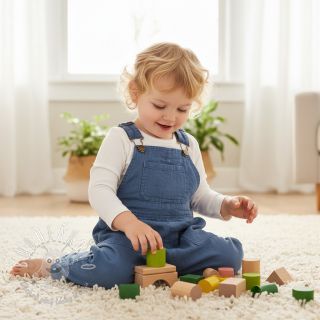 Ľan predpraný indigo