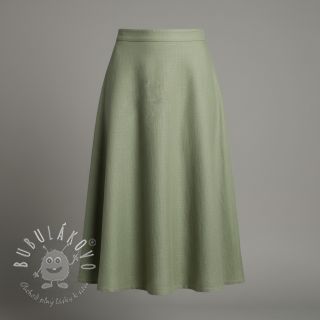 Ľan predpraný old green