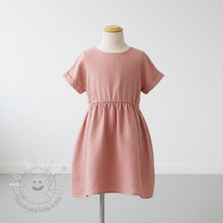 Ľan predpraný old rose